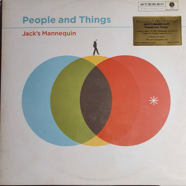 Jack's Mannequin : People And Things (LP, Album, Ltd, Num, RE, Ora)