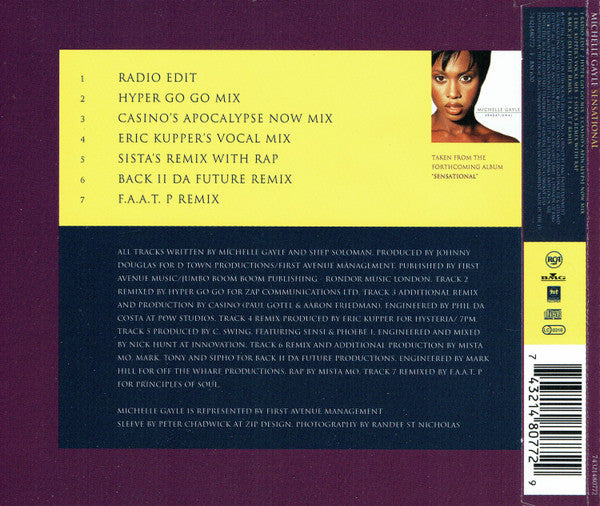 Michelle Gayle : Sensational (CD, Maxi)
