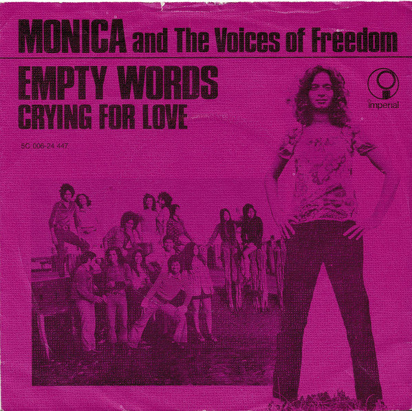Monica And The Voices Of Freedom* : Empty Words (7", Single, Pur)