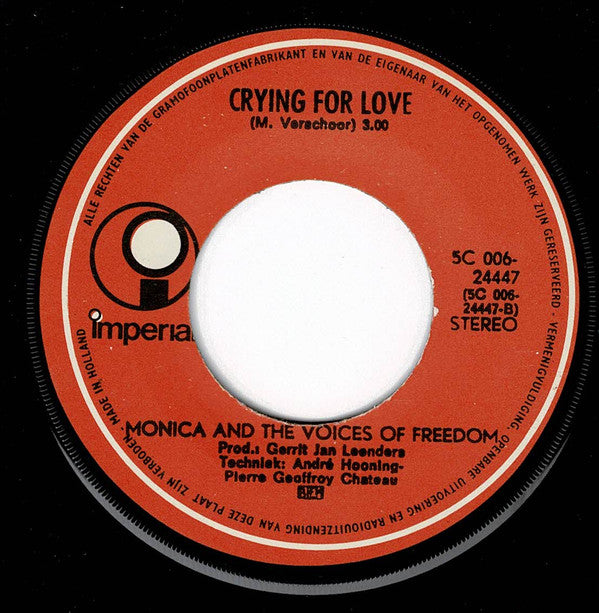 Monica And The Voices Of Freedom* : Empty Words (7", Single, Pur)