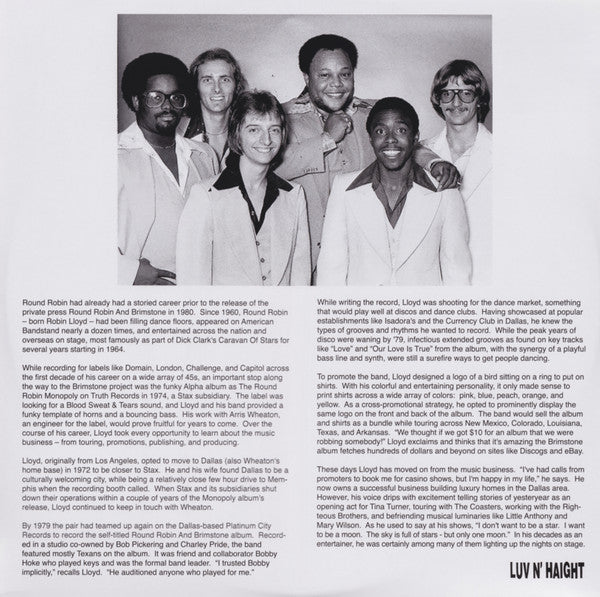 Round Robin And Brimstone : Round Robin And Brimstone (LP, Album, RSD, Ltd, RE)