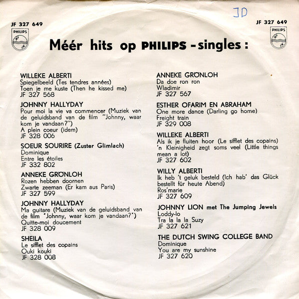 Willeke Alberti : De Winter Was Lang / Auf Wiederseh'n, Mein Liebling (7", Single, Mono, Pur)