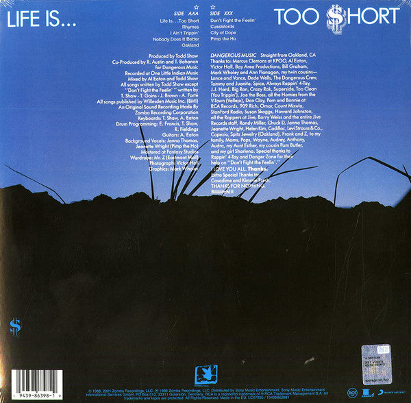 Too Short : Life Is...Too $hort (LP, Album, RE)