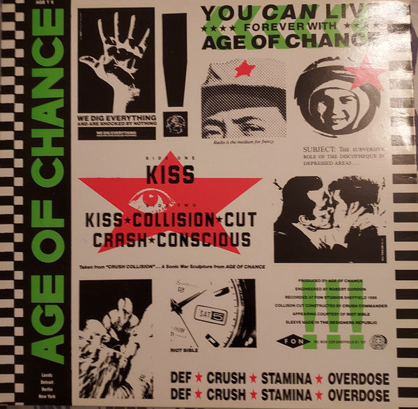 Age Of Chance : Kiss (12", Single, Gre)