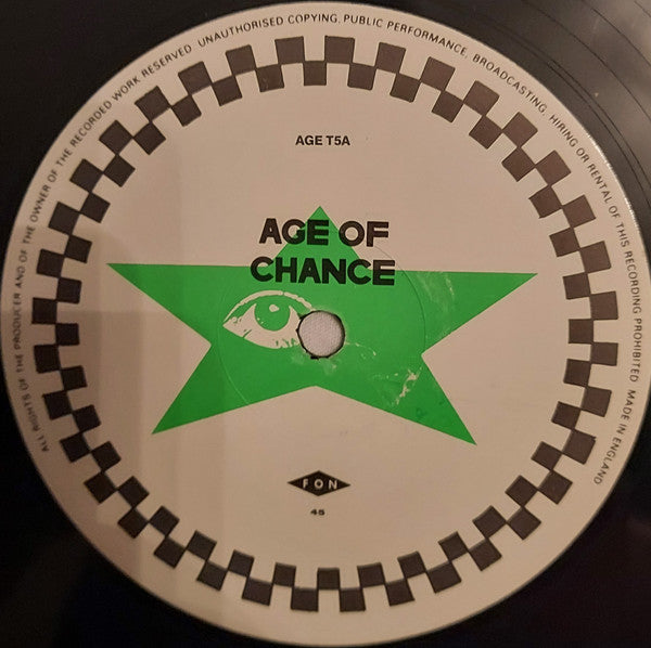 Age Of Chance : Kiss (12", Single, Gre)