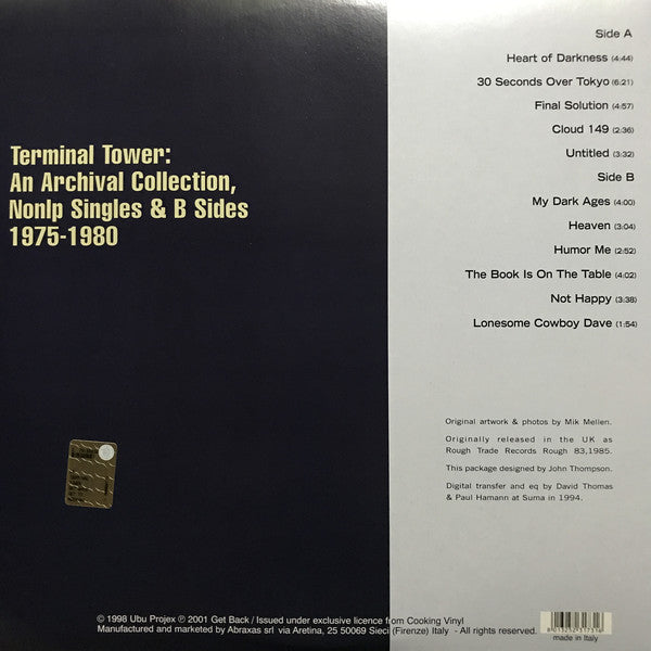 Pere Ubu : Terminal Tower: An Archival Collection, Nonlp Singles & B Sides 1975-1980  (LP, Comp)