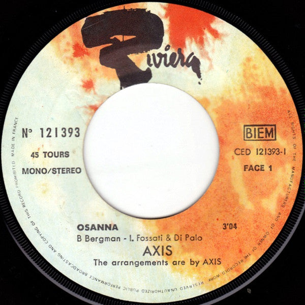 Axis (14) : Osanna (7", Single)