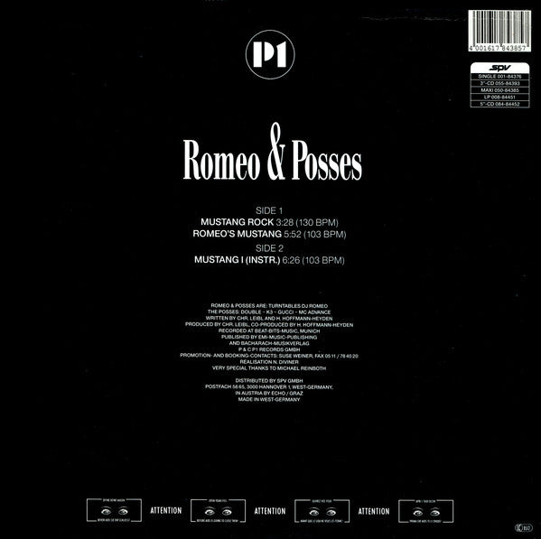 Romeo & Posses : Mustang Rock (12")