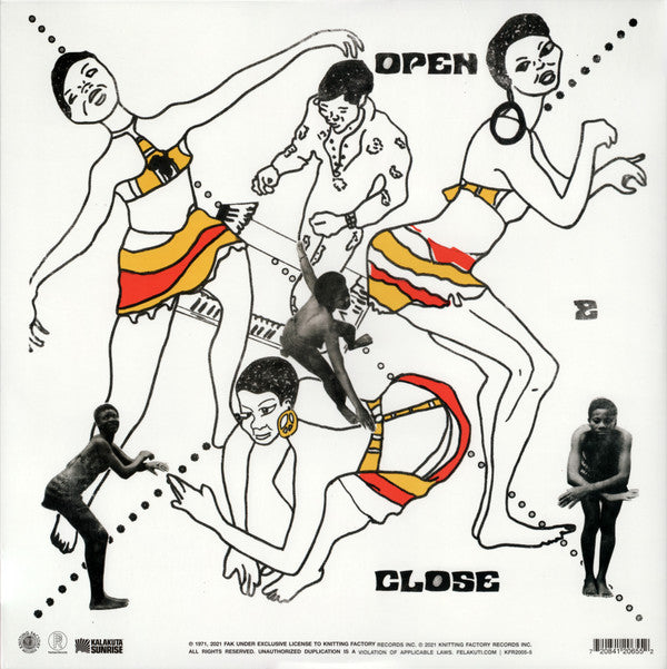 Fela Kuti And Africa 70 : Open & Close (LP, Album, RSD, Ltd, RE, Red)
