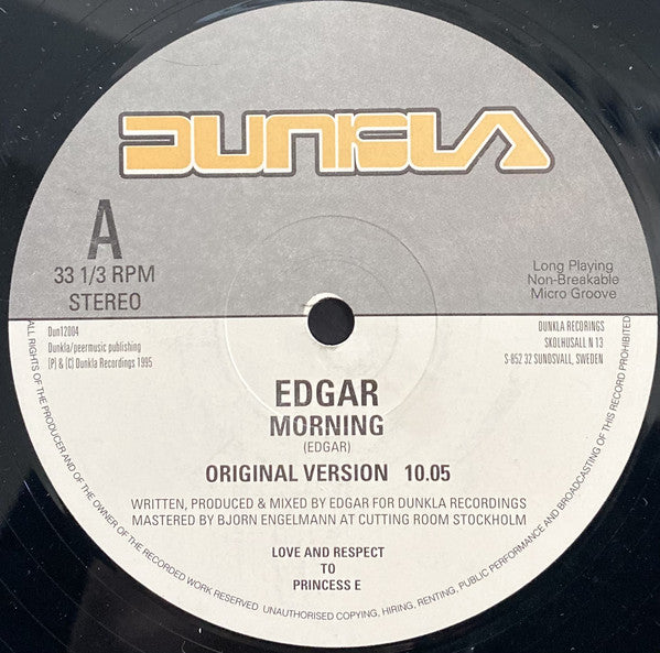 Edgar : Morning (12")