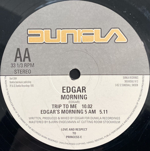 Edgar : Morning (12")