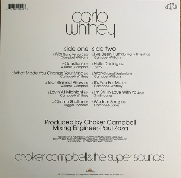 Carla Whitney And Choker Campbell & The Super Sounds : Carla Whitney (LP, Album, RSD, RE)