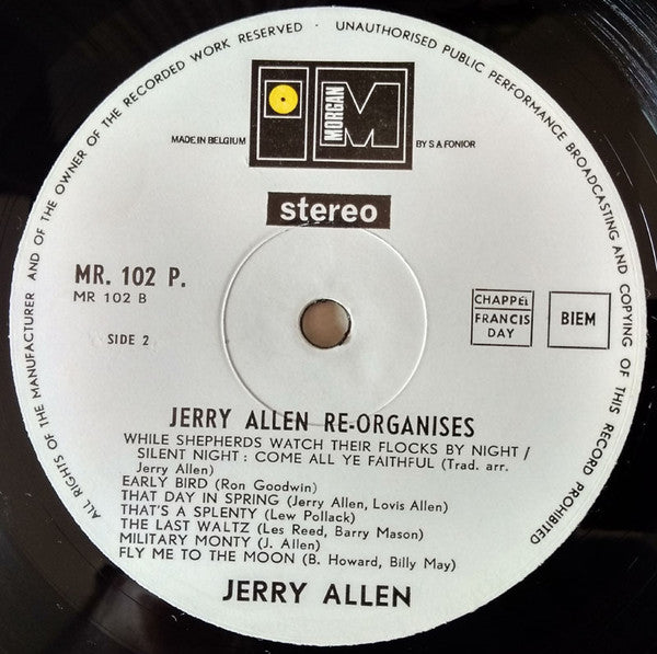 Jerry Allen : Re-Organises (LP, Album)