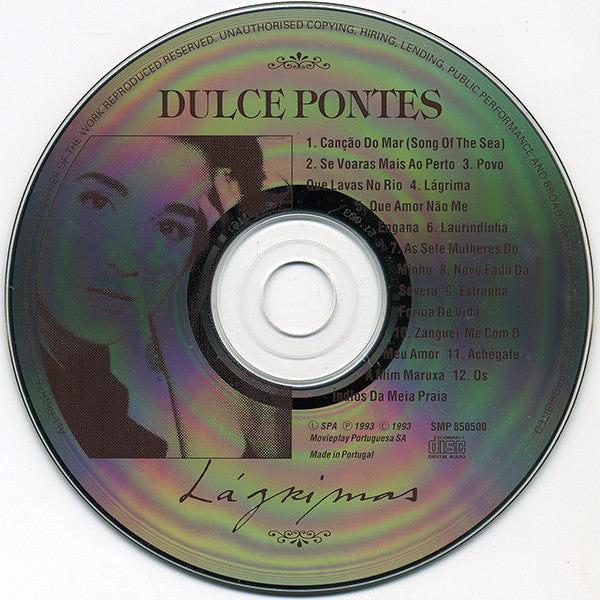 Dulce Pontes : Lágrimas (CD, Album)
