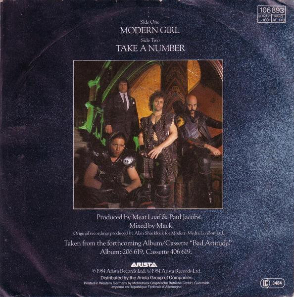 Meat Loaf : Modern Girl (7", Single)