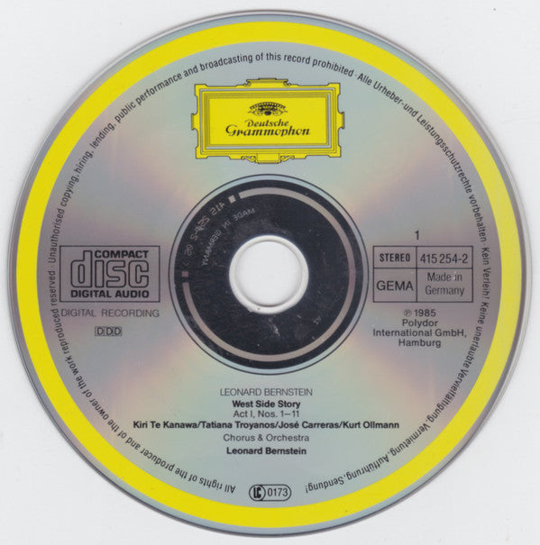 Leonard Bernstein : West Side Story (2xCD, Album, RE, RP)