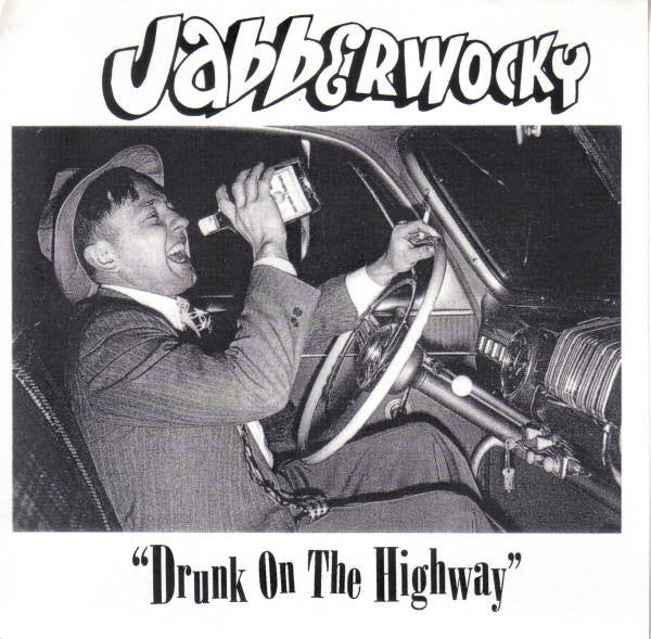 Jabberwocky : Drunk On The Highway (7", EP, Whi)