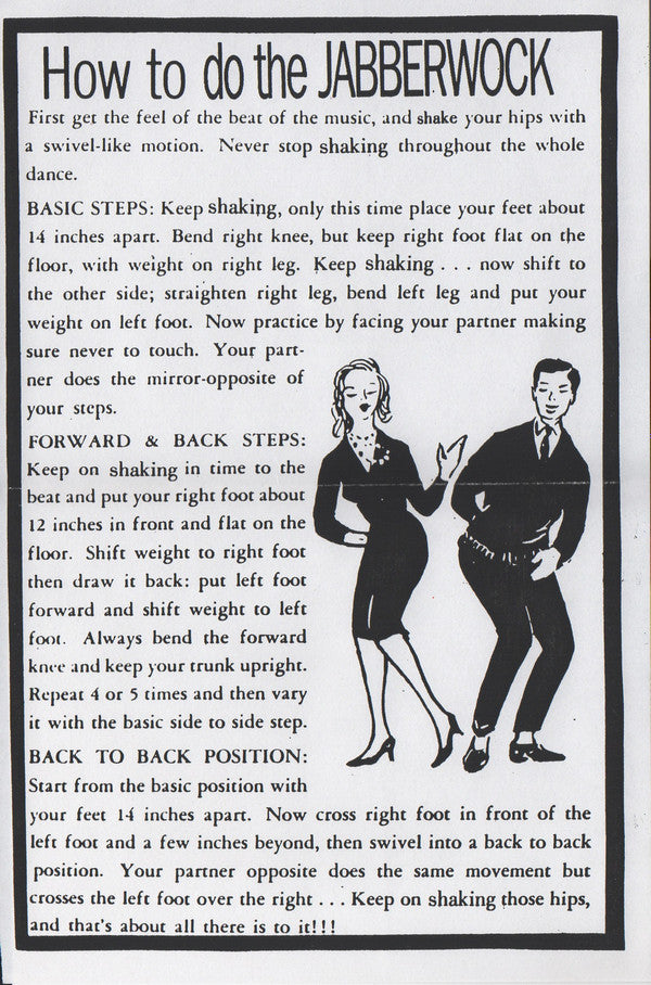 Jabberwocky : Drunk On The Highway (7", EP, Whi)