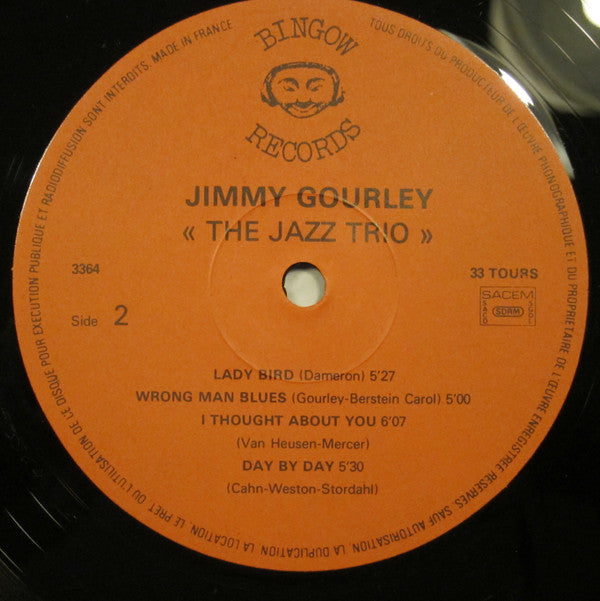 Jimmy Gourley / Marc Johnson (2) / Philippe Combelle : The Jazz Trio (LP, Album)