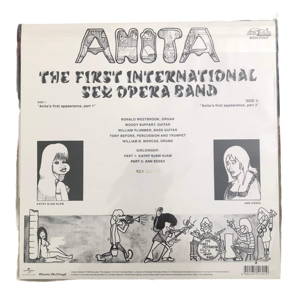 The First International Sex Opera Band : Anita (LP, Album, RSD, Ltd, Num, Pur)