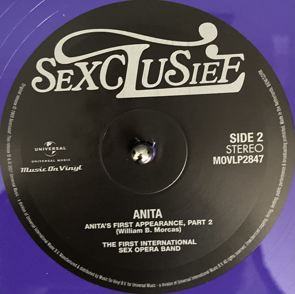 The First International Sex Opera Band : Anita (LP, Album, RSD, Ltd, Num, Pur)
