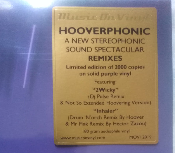 Hooverphonic : A New Stereophonic Sound Spectacular Remixes (12", RSD, Num, S/Edition, Pur)