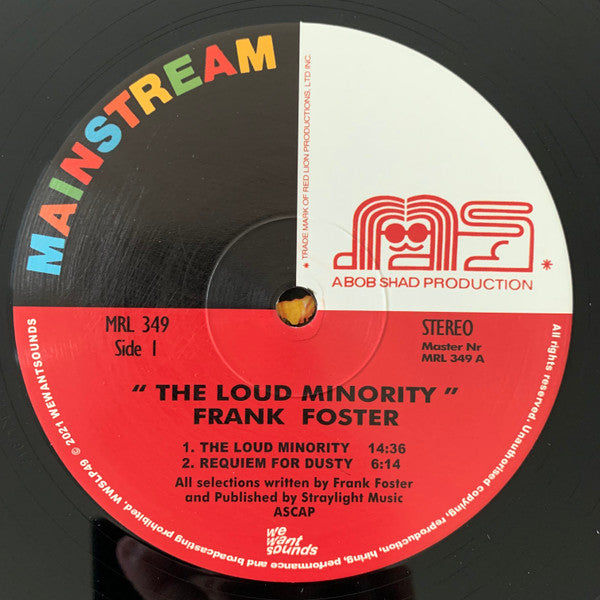 Frank Foster : The Loud Minority (LP, Album, RSD, Dlx, RE, Gat)