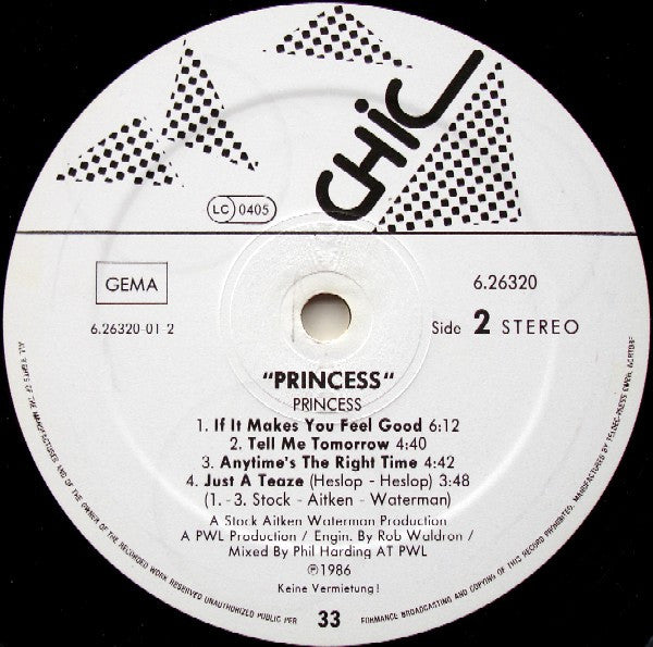 Princess : Princess (LP, Album)
