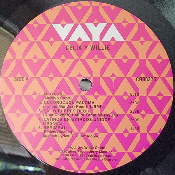 Celia Cruz Y Willie Colón : Celia Y Willie (LP, Album, RSD, Ltd, RE, 180)