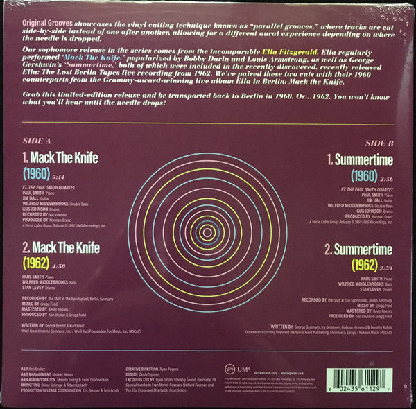 Ella Fitzgerald : Ella In Berlin (12", RSD, Comp, Ltd)