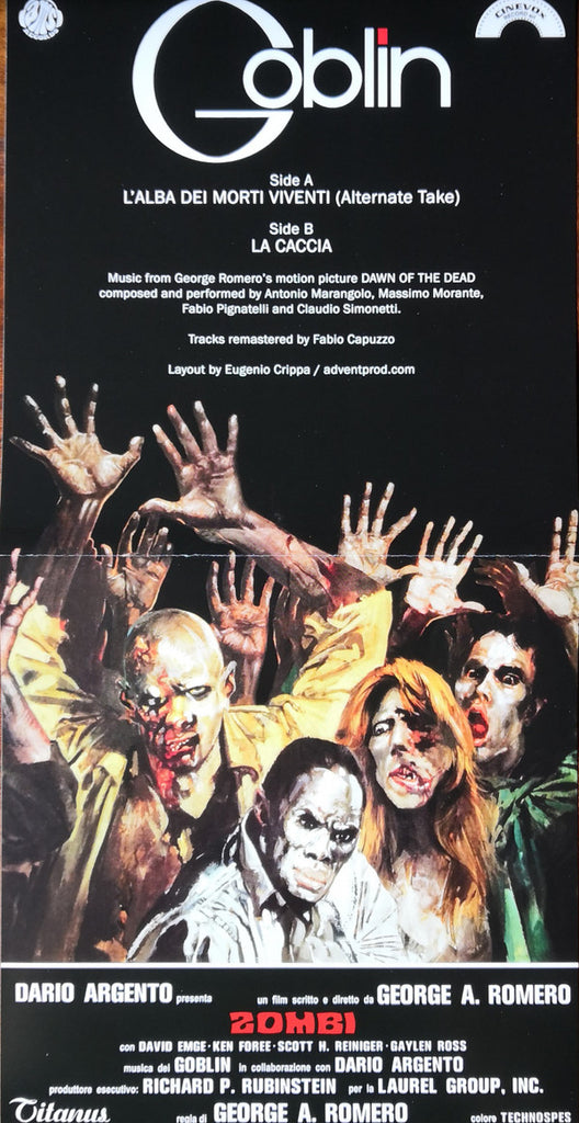 Goblin : L'Alba Dei Morti Viventi (Alternate Take) (7", RSD, Ltd, RM, Pin)