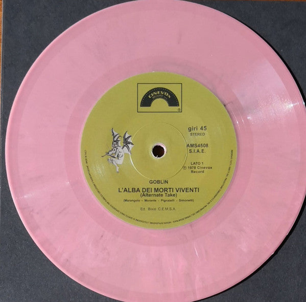 Goblin : L'Alba Dei Morti Viventi (Alternate Take) (7", RSD, Ltd, RM, Pin)