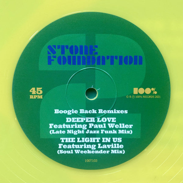 Stone Foundation featuring Paul Weller : Deeper Love (Remixes) (12", RSD, Ltd, Yel)