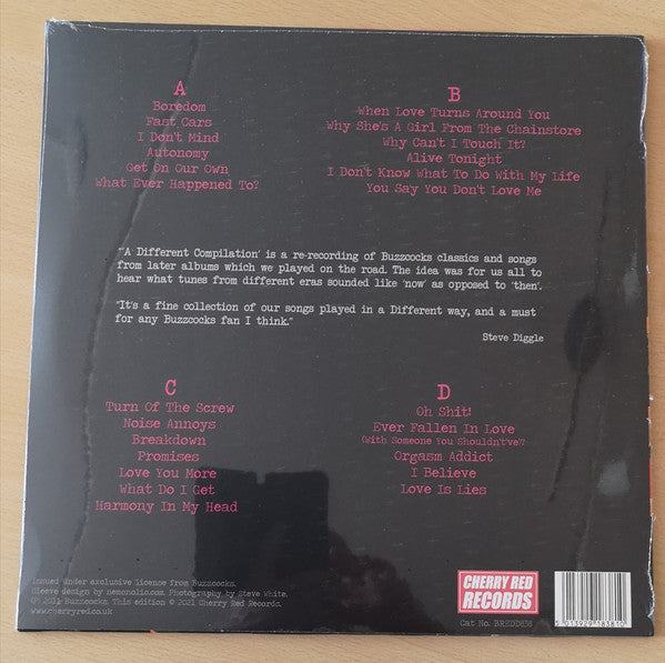 Buzzcocks : A Different Compilation (2xLP, Album, RSD, Ltd, RE, Pin)