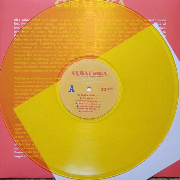 Manu Dibango & El Cuarteto Patria : CubAfrica (LP, Album, RSD, Ltd, RM, Yel)