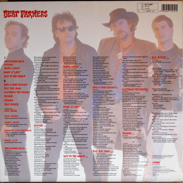 The Beat Farmers : The Pursuit Of Happiness (LP, Album)