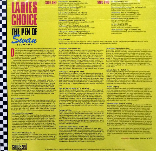 Various : Ladies Choice: The Pen Of Swan Records (LP, RSD, Comp, Mono, Ltd, Blu)