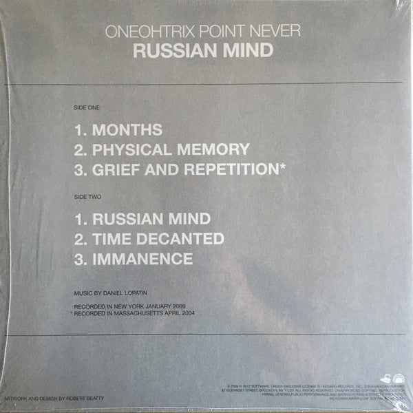Oneohtrix Point Never : Russian Mind (LP, Album, RSD, RE, Met)
