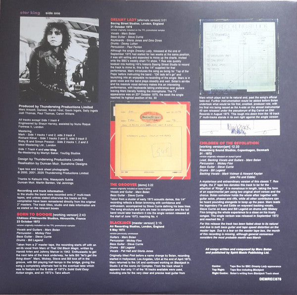 Marc Bolan & T. Rex : Star King (LP, Album, Red)