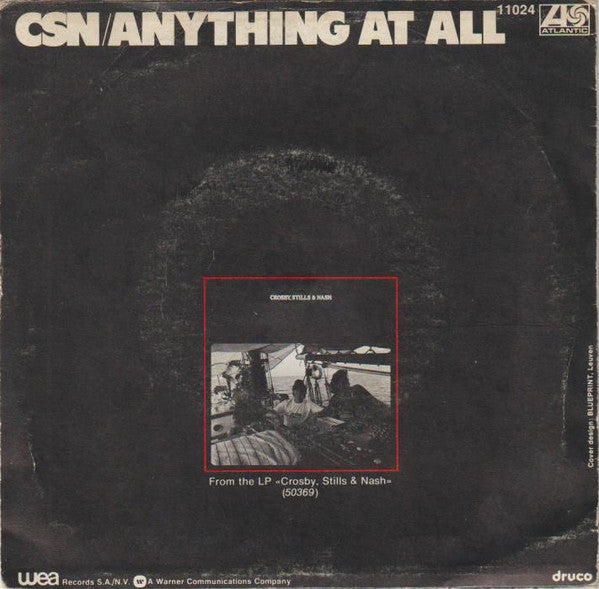Crosby, Stills & Nash : Fair Game (7")