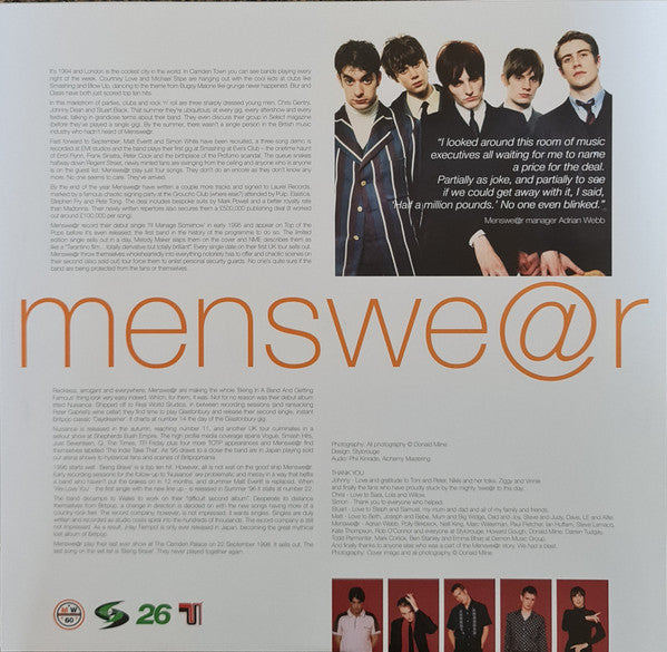 Menswear : Extra Material (2xLP, RSD, Comp, Ltd, Whi)