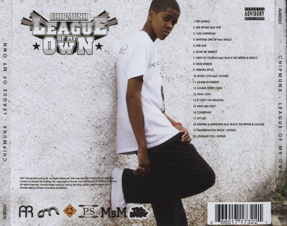 Chipmunk : League Of My Own (CD, Mixtape)