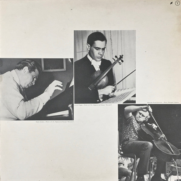 Ludwig van Beethoven / Emil Gilels, Leonid Kogan, Mstislav Rostropovich : Trio Pour Piano, Violon Et Violoncelle Nº 7, En Si Bémol Majeur, Op. 97, "A L'Archiduc" (LP, RE)