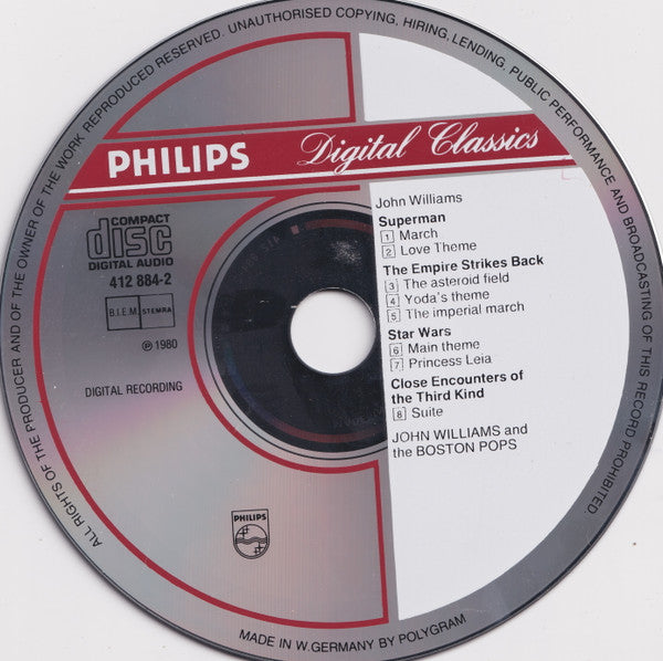 John Williams (4), Boston Pops Orchestra : Pops In Space (CD)