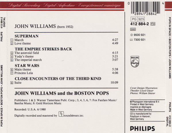 John Williams (4), Boston Pops Orchestra : Pops In Space (CD)