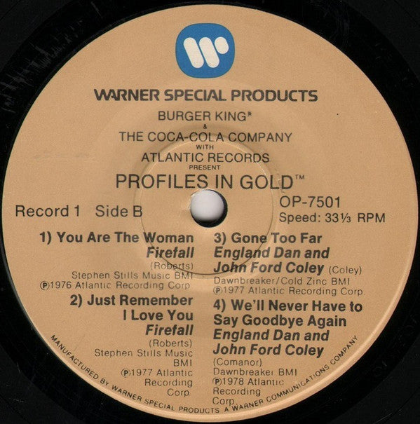 Various : Profiles In Gold Album 1 (7", Album)