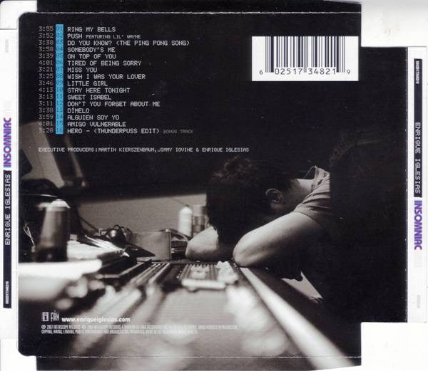 Enrique Iglesias : Insomniac (CD, Album, Sup)