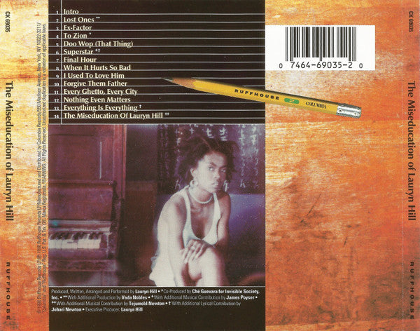 Lauryn Hill : The Miseducation Of Lauryn Hill (CD, Album, Pit)