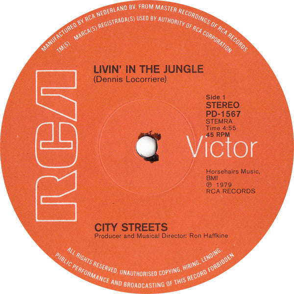 City Streets : Livin' In The Jungle (12")