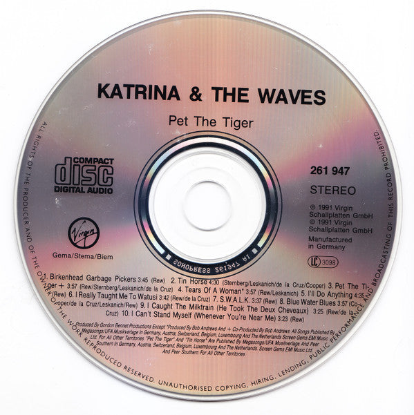 Katrina And The Waves : Pet The Tiger (CD, Album)